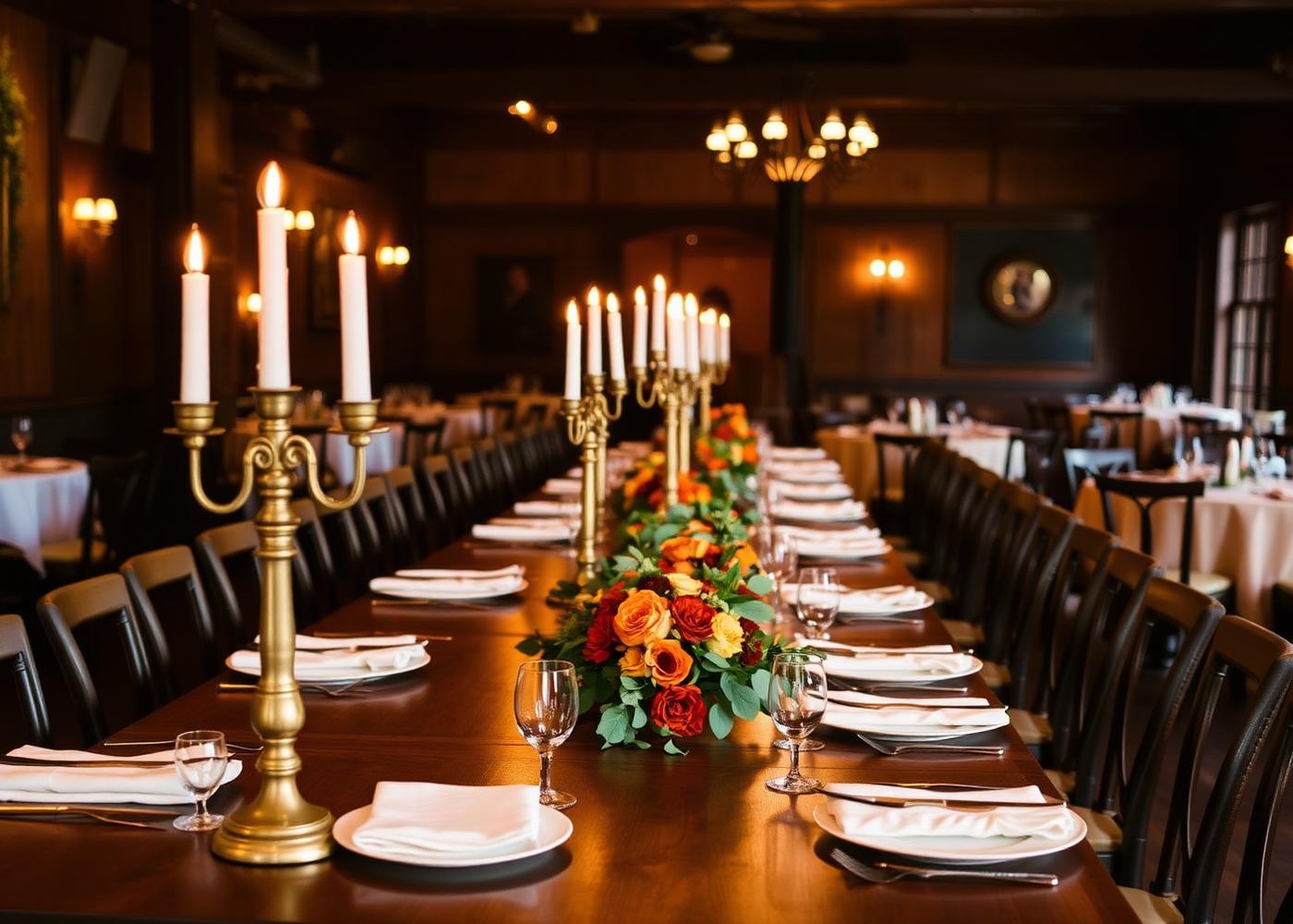 Private dining event at The Vick